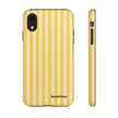Yellow Stripe Tough Phone Case