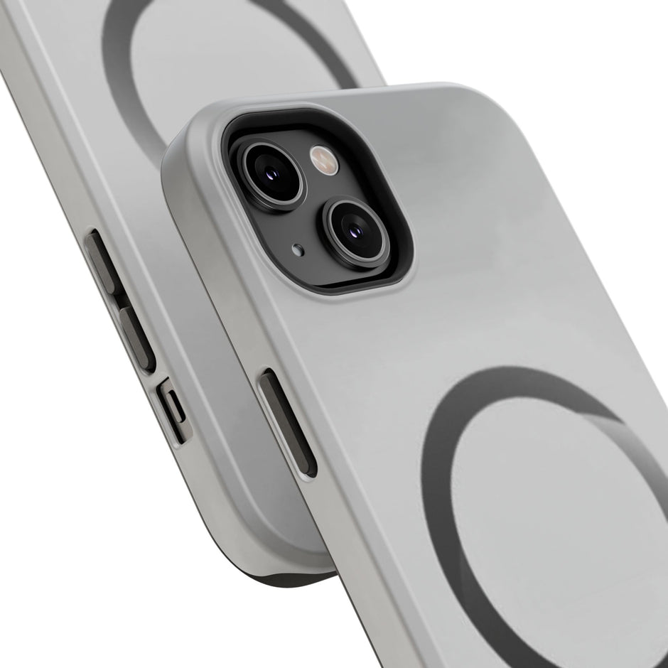 MagSafe Mobilskal – Grå Ringdesign