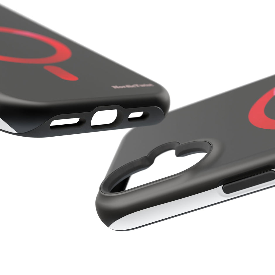 MagSafe Mobilskal – Röd Ringdesign