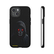 Tough Phone Case – Hooded Grim Reaper with Red Glowing Eyes