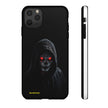 Tough Phone Case – Hooded Grim Reaper with Red Glowing Eyes