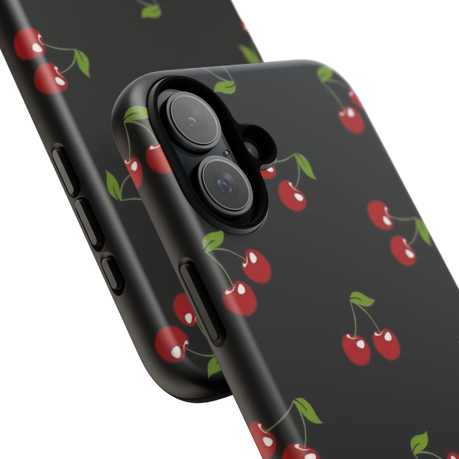 Cherry Pattern Tough Phone Case