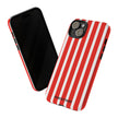 Red Striped Phone Case - Tough Cases for Stylish Protection