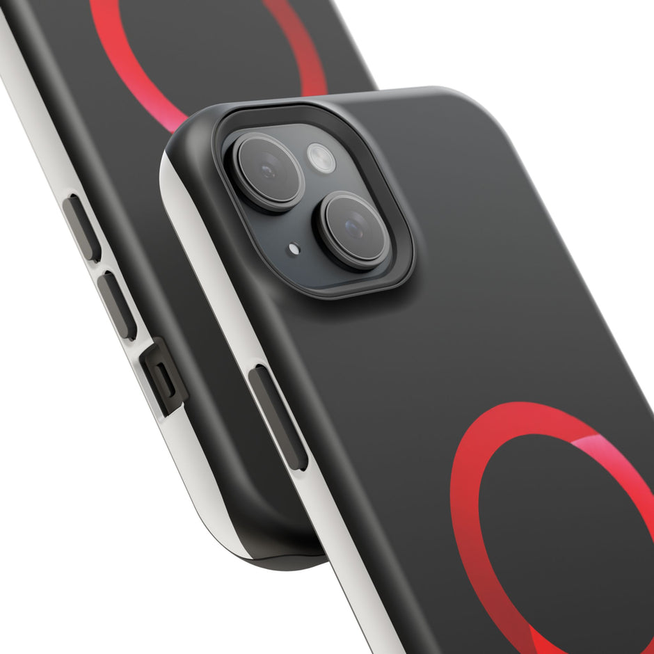 MagSafe Mobilskal – Röd Ringdesign