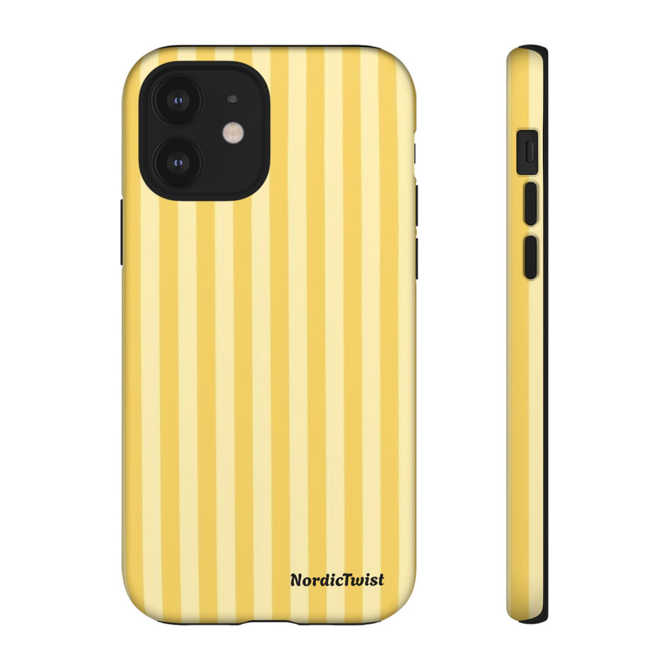 Yellow Stripe Tough Phone Case
