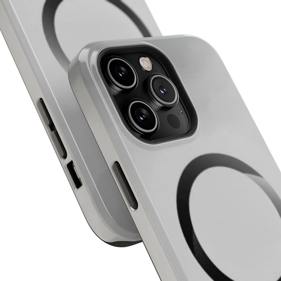 MagSafe Mobilskal – Grå Ringdesign