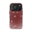 Cherry Bow Phone Case — Cute Red Gradient Protective Cover