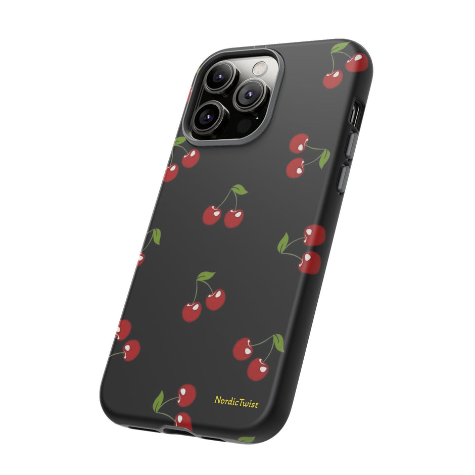 Cherry Pattern Tough Phone Case