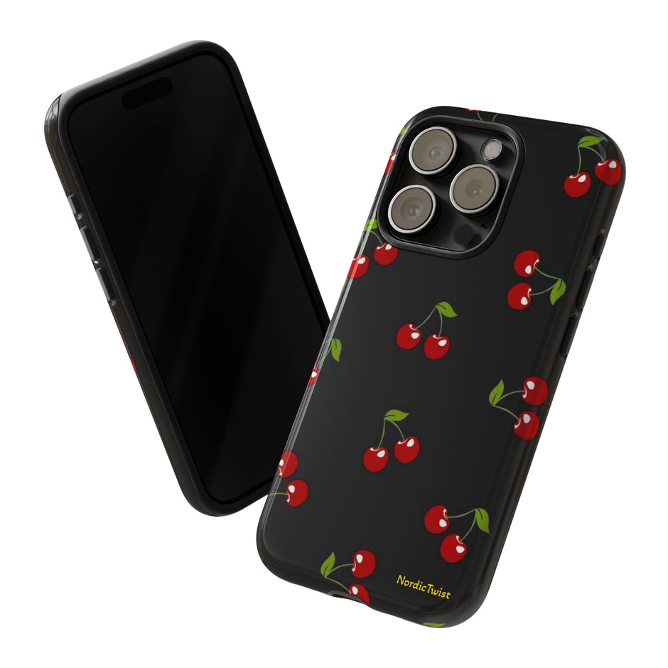 Cherry Pattern Tough Phone Case