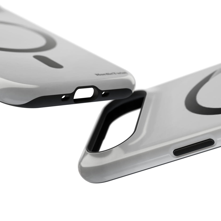 MagSafe Mobilskal – Grå Ringdesign