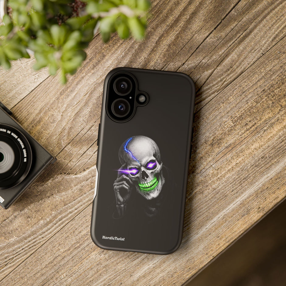 Neon Skull Tough Phone Case
