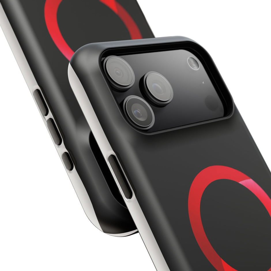 MagSafe Mobilskal – Röd Ringdesign