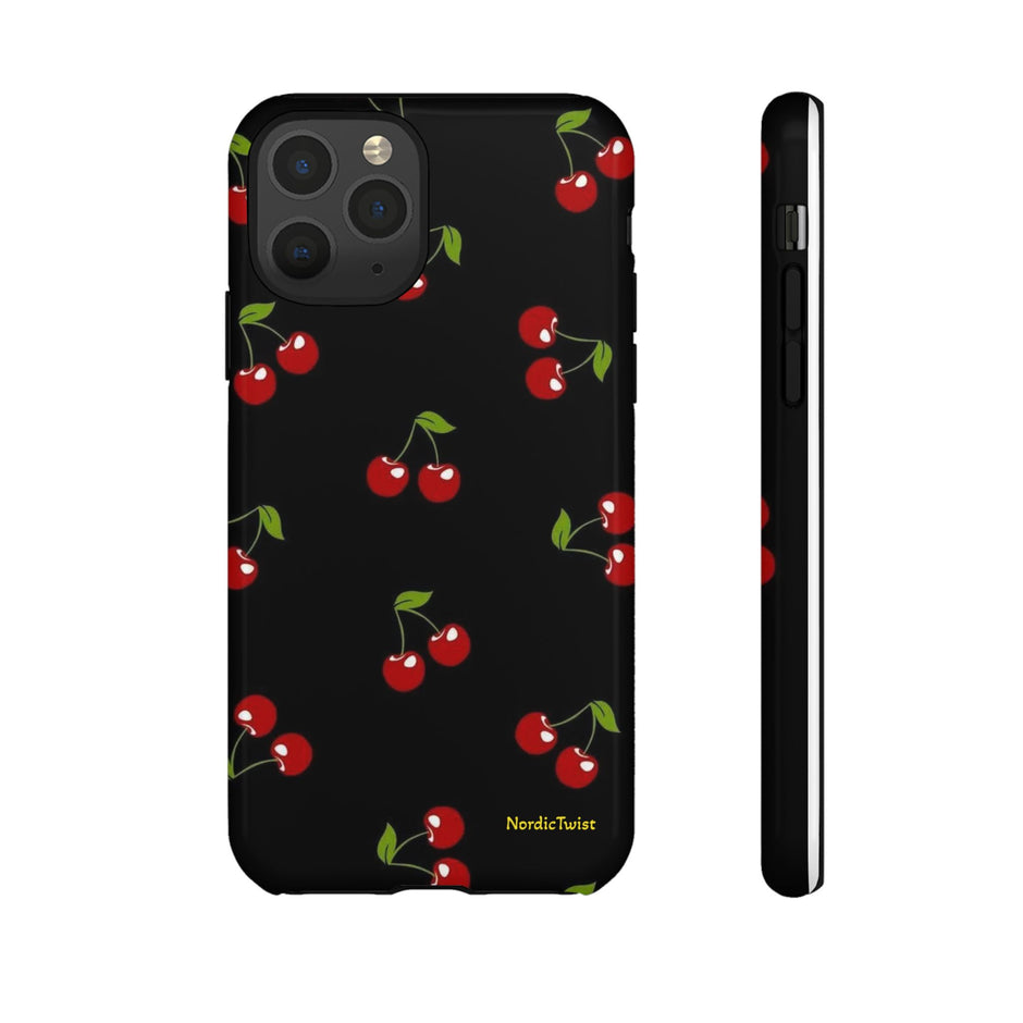 Cherry Pattern Tough Phone Case