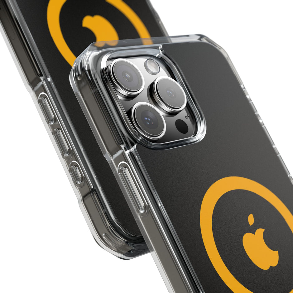 MagSafe Clear Phone Case – Yellow Ring