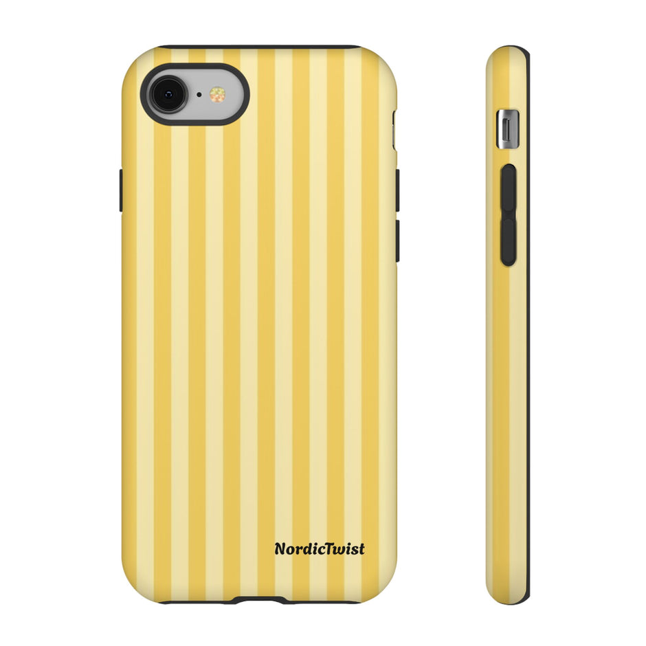 Yellow Stripe Tough Phone Case