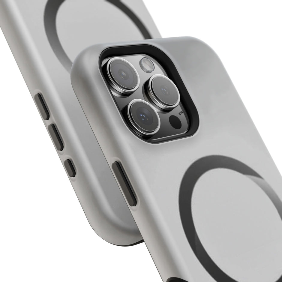 MagSafe Mobilskal – Grå Ringdesign