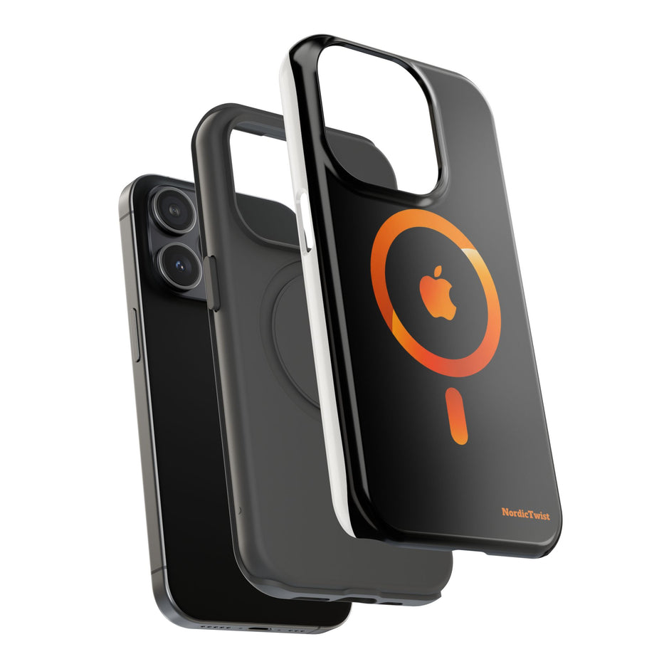 Stöttåligt MagSafe iPhone-skal – Orange Sökikon