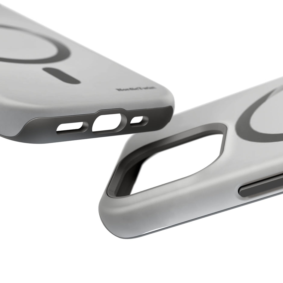 MagSafe Mobilskal – Grå Ringdesign