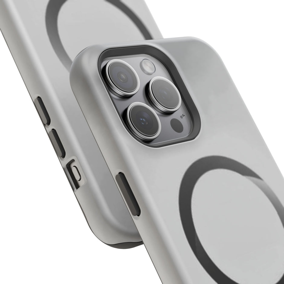 MagSafe Mobilskal – Grå Ringdesign