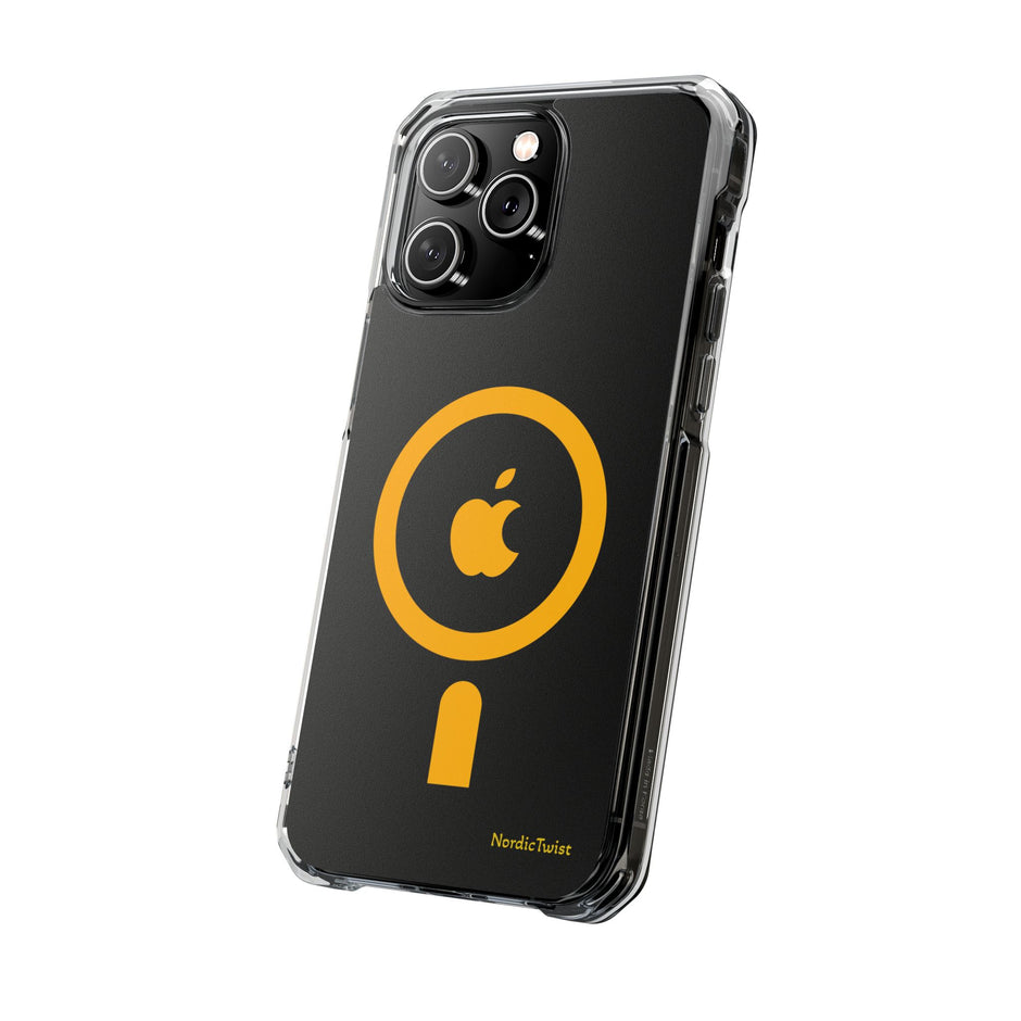 MagSafe Clear Phone Case – Yellow Ring