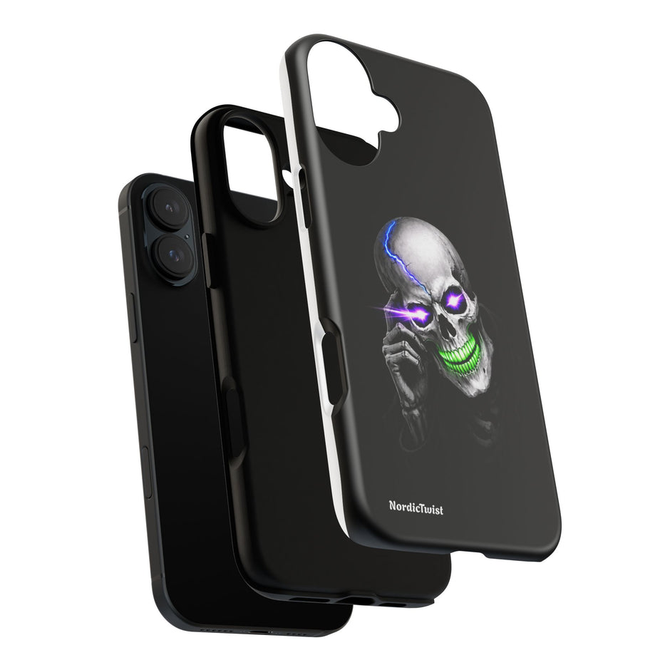 Neon Skull Tough Phone Case