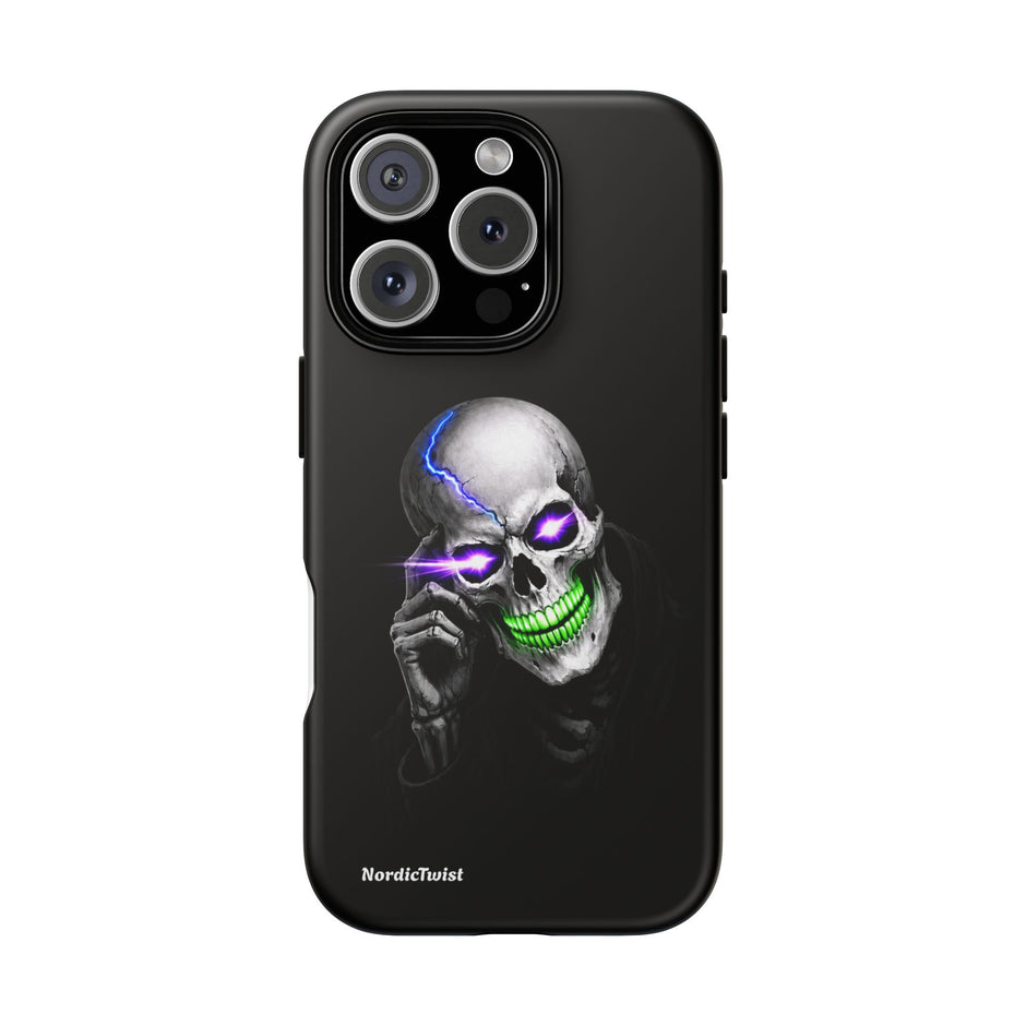 Neon Skull Tough Phone Case