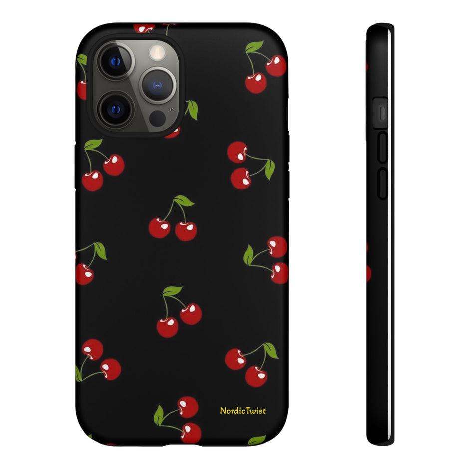 Cherry Pattern Tough Phone Case