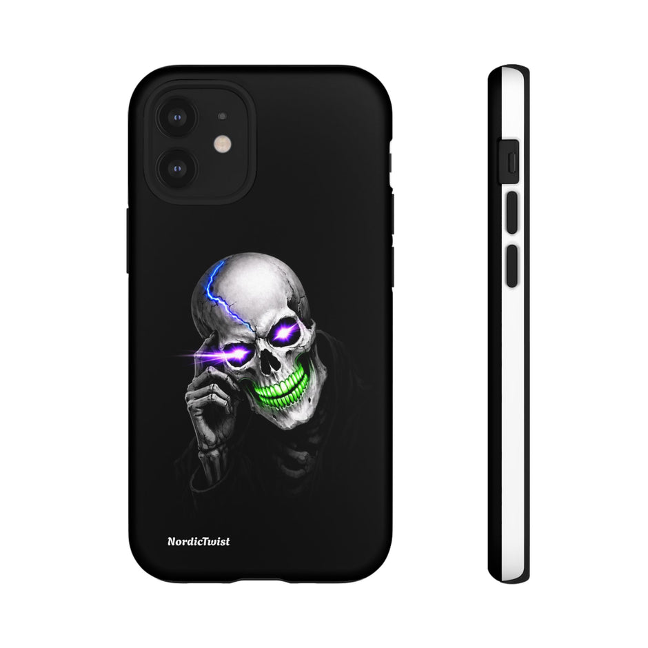 Neon Skull Tough Phone Case