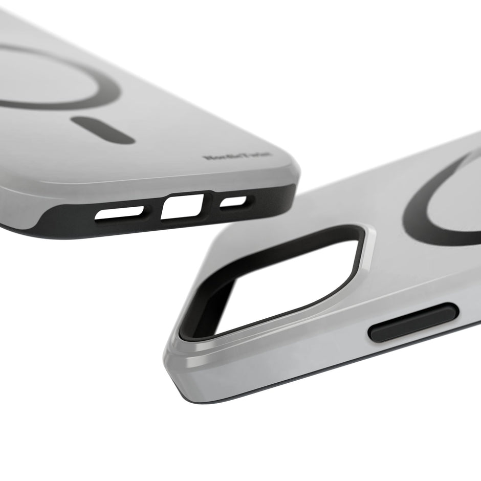 MagSafe Mobilskal – Grå Ringdesign