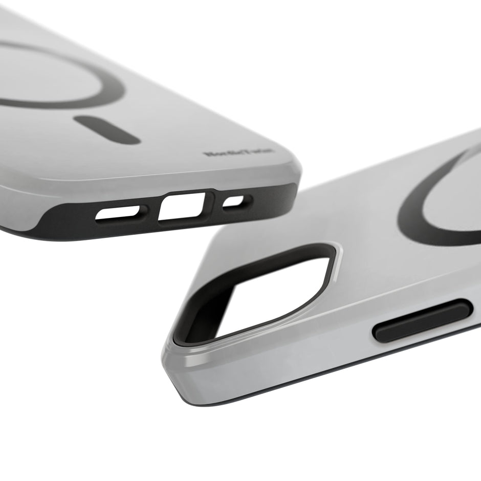 MagSafe Mobilskal – Grå Ringdesign