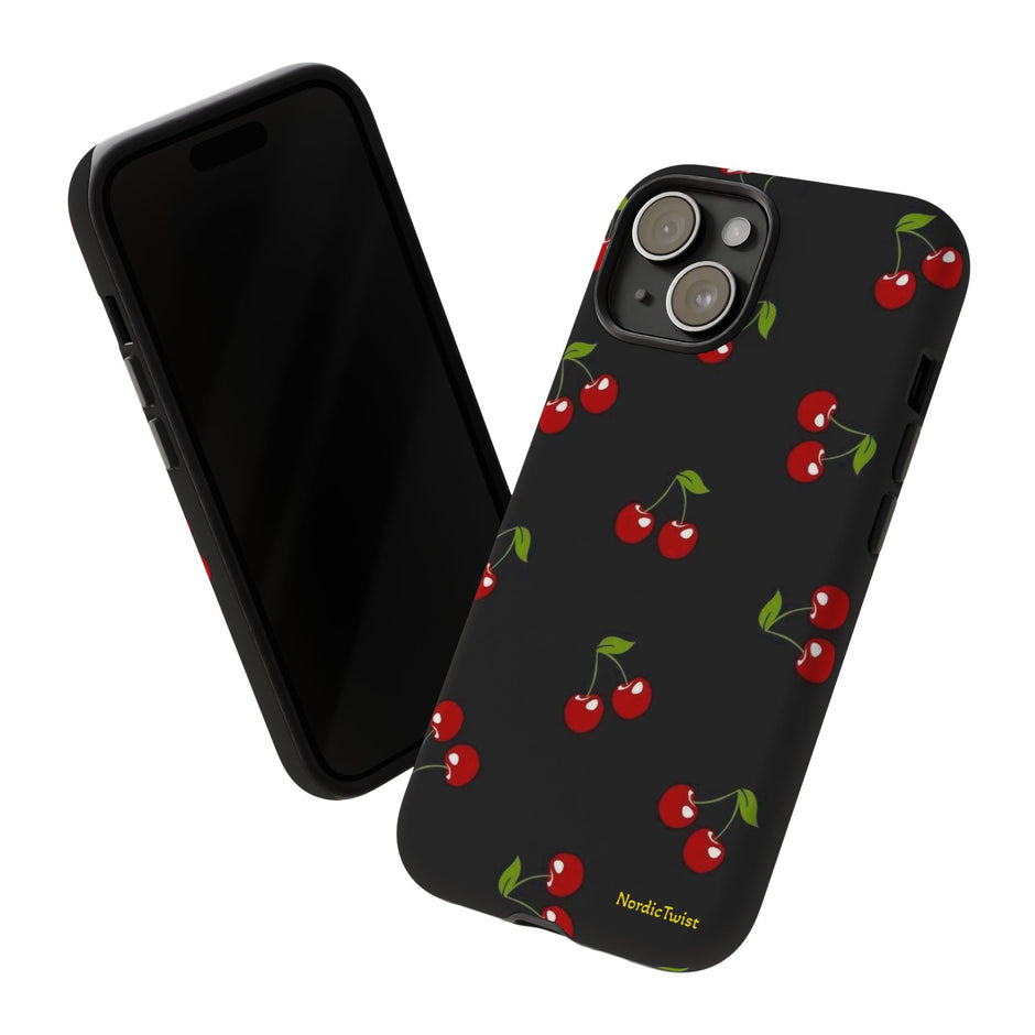 Cherry Pattern Tough Phone Case