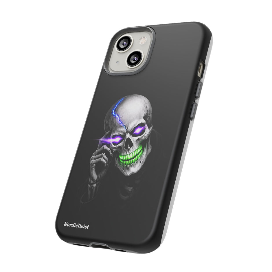 Neon Skull Tough Phone Case