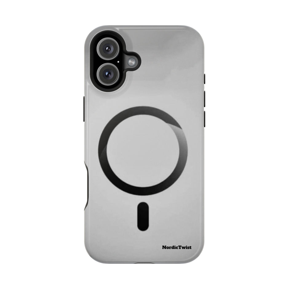 MagSafe Mobilskal – Grå Ringdesign