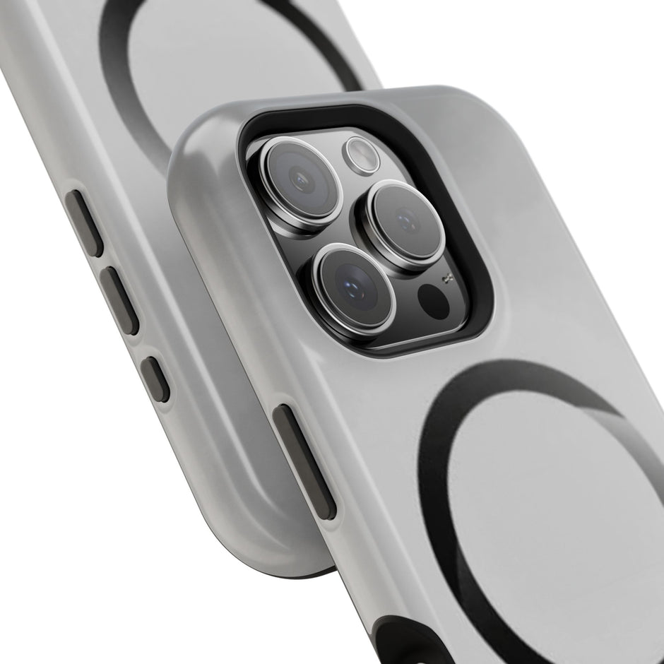 MagSafe Mobilskal – Grå Ringdesign