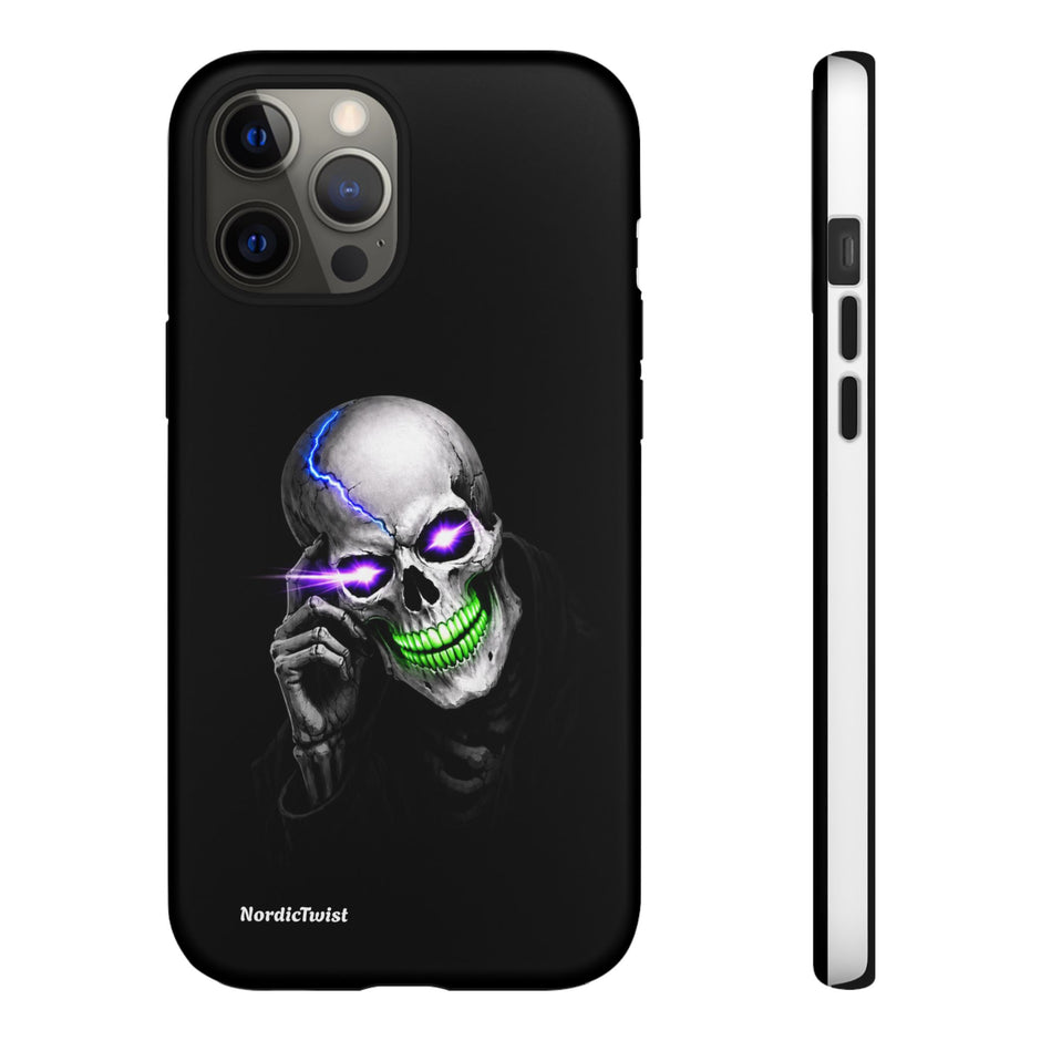 Neon Skull Tough Phone Case