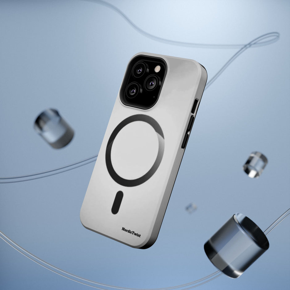 MagSafe Mobilskal – Grå Ringdesign
