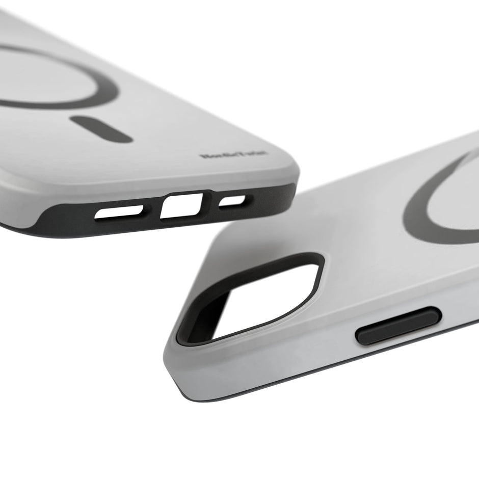 MagSafe Mobilskal – Grå Ringdesign