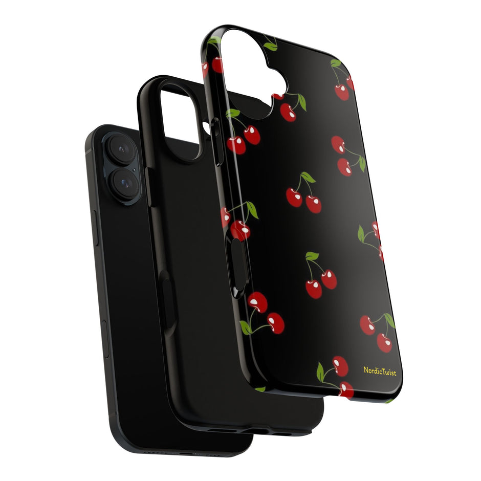 Cherry Pattern Tough Phone Case