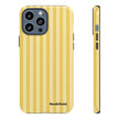 Yellow Stripe Tough Phone Case