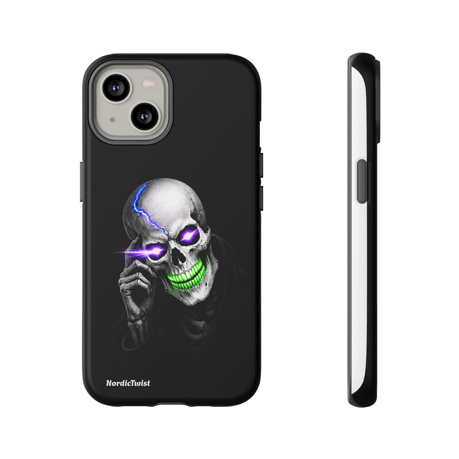 Neon Skull Tough Phone Case