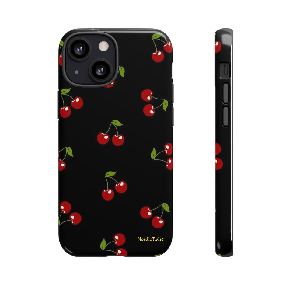 Cherry Pattern Tough Phone Case