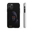 Tough Phone Case – Hooded Grim Reaper with Red Glowing Eyes