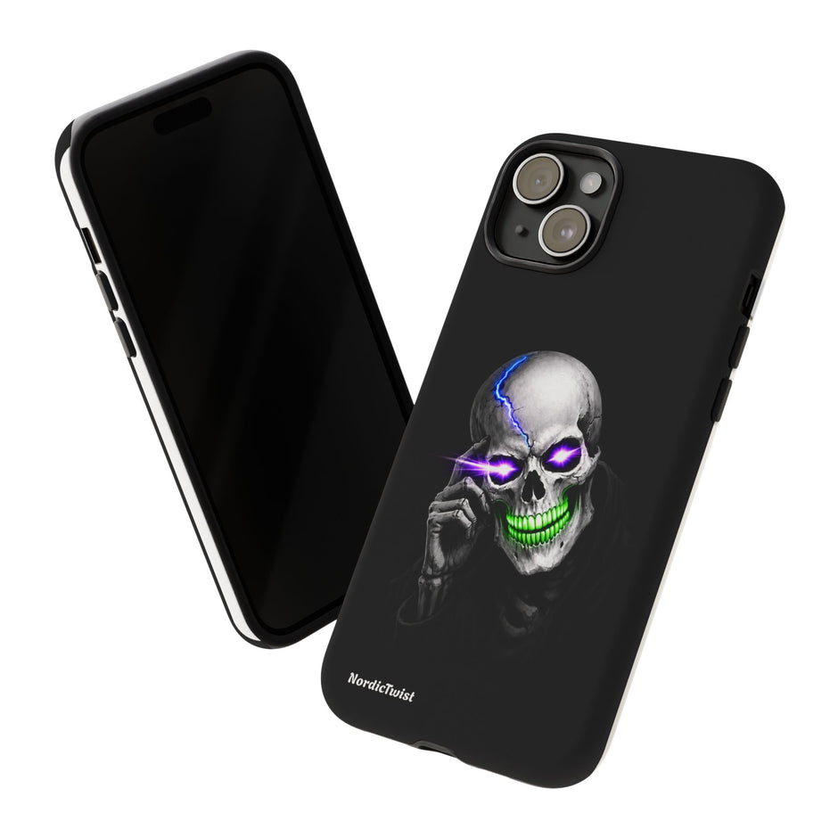 Neon Skull Tough Phone Case