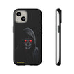 Tough Phone Case – Hooded Grim Reaper with Red Glowing Eyes