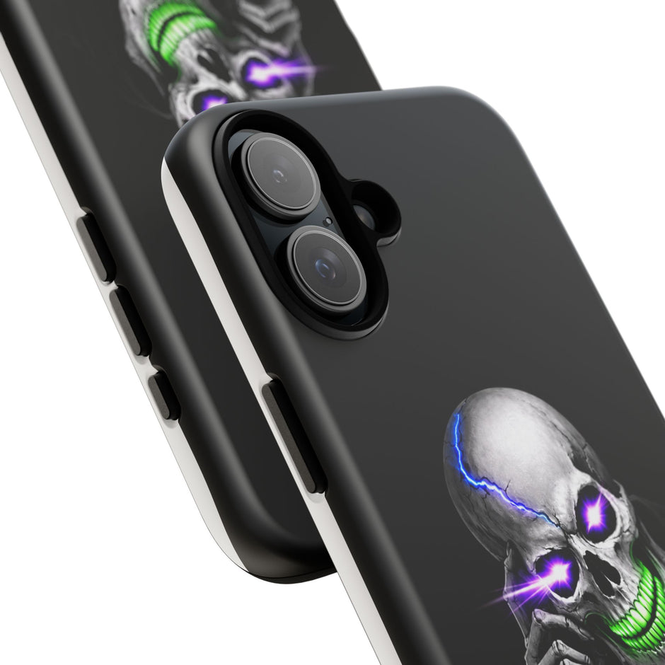 Neon Skull Tough Phone Case