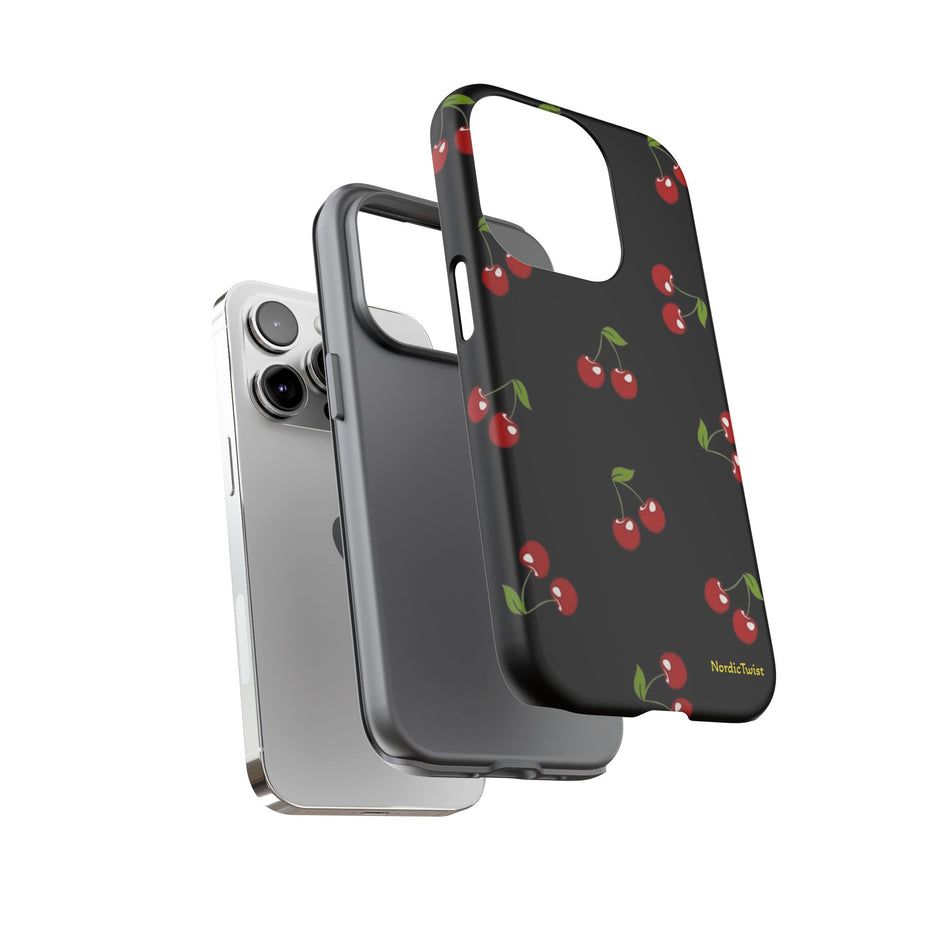 Cherry Pattern Tough Phone Case