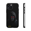Tough Phone Case – Hooded Grim Reaper with Red Glowing Eyes