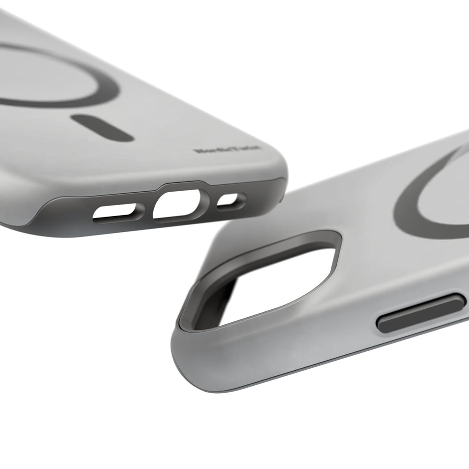 MagSafe Mobilskal – Grå Ringdesign