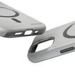 MagSafe Mobilskal – Grå Ringdesign