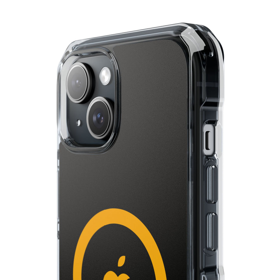 MagSafe Clear Phone Case – Yellow Ring